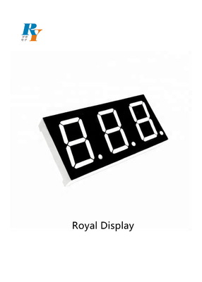 3.6v 130mcd 7 부분 LED 디스플레이 롱 핀 공통 양극 CC 극성