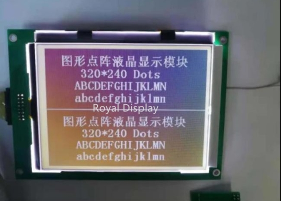 흑백 LCD 모니터를 납땜질하는 FSTN 회색 그래픽 LCD 디스플레이 320X240 FPC