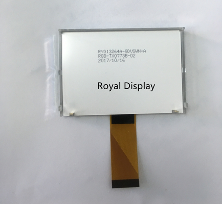 132×64는 사실적 Cog LCD 모니터 드프스티엔 30 핀 부정적 LCD 디스플레이에 점을 찍습니다