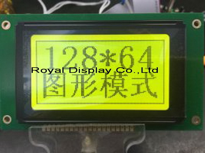 128*64 그래픽 STN LCD 모듈 LED 백라이트 모노크롬 20 핀 ST7565 3.5v 산업 디스플레이