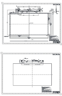 23.6인치 TFT LCD 모듈 인놀룩스 1366*768 RGB 3000:1 높은 콘트라스트 비율