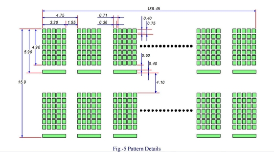 2*40 VFD 디스플레이 40S203DA4 Rev1.0 푸른 녹색 5*7 점 행렬 사용자 정의