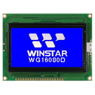 160*80 그래픽 LCD 모듈 FSTN LC7981 5.25v 백 라이트 와이드 온도 산업 디스플레이