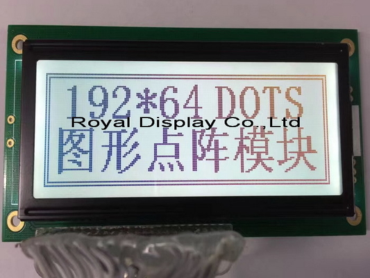 192*64 그래픽 LCD 모듈 STN 광 뷰 AT0107 백 라이트 산업 놀이