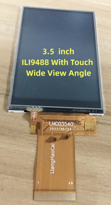 3.5' 320*480 RGB TFT IPS 터치 LCD 모듈 광 온도 산업 디스플레이