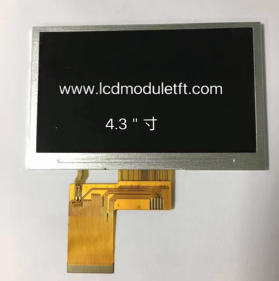 4.3'' 480*272 RGB TFT 넓은 온도 ST282T2 고 콘트라스트 LCD 모듈