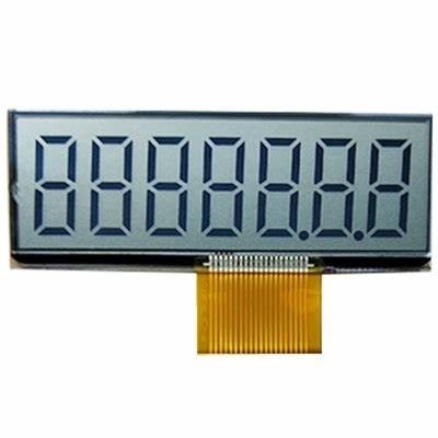 작은 사이즈 세그먼트 TN FFC LCD 모듈 모노크롬 반사성 양성 디스플레이