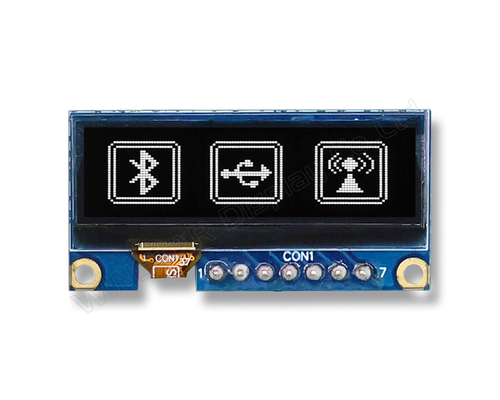 1.3' 128*40 그래픽 모노 Sh1106 SPI I2c 넓은 온도 OLED