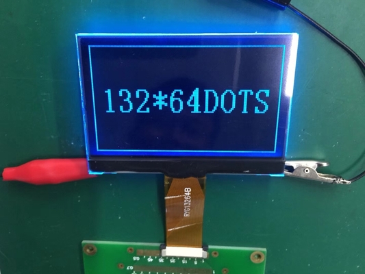 132*64 그래픽 블루/ 화이트 콜레스테릭 반사 SSZ1603Z LCD 모듈