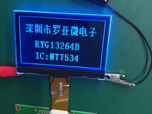 132*64 그래픽 블루/ 화이트 콜레스테릭 반사 SSZ1603Z LCD 모듈