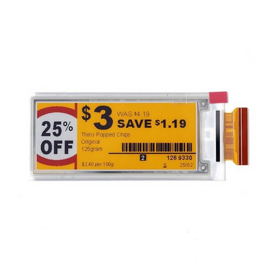 3.5'' 블랙 앤 화이트 384*184 SSD1685 전자 종이 디스플레이 LCD 모듈