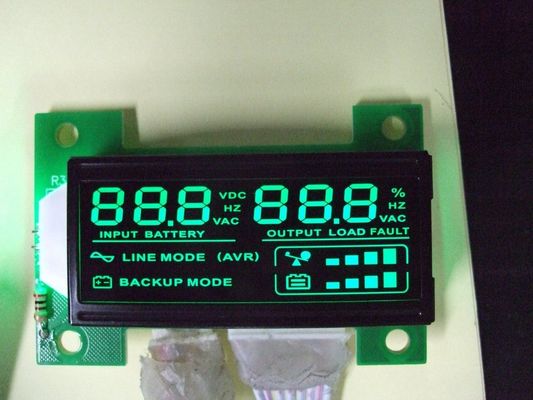 TN 반사 7 세그먼트 포지티브 LCD 패널 FSTN 흑백