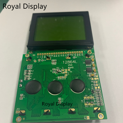 128X64dots STN 옐로그린 그래픽 LCD 디스플레이 흑백 COB LCD 모듈